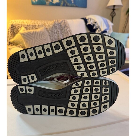 NEW Adidas ZX 500 Sequin Low Top Silver Women's Sneakers Sz 8 - Picture 11 of 11